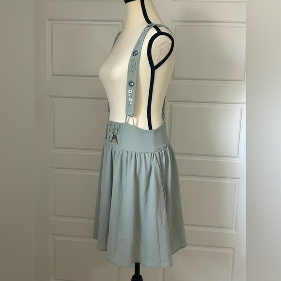 New Her Universe Studio Ghibli My Neighbor Totoro Floral Suspender Skirt sz M - Picture 4 of 11